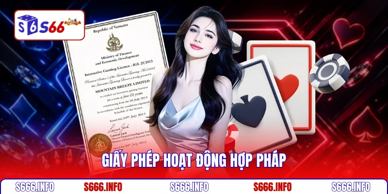 Giấy phép hoạt động hợp pháp